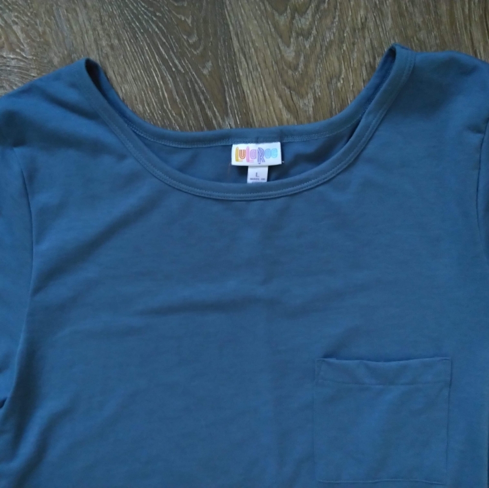 Lularoe solid blue Carly